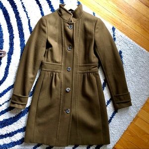 J Crew Factory Wool Blend Coat